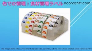 食材管理ラベル