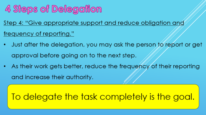 The 4 Steps of Delegation 3